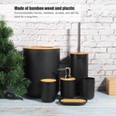 طقم حمام 6 قطع للحفاظ علي نظافة وترتيب وتنظيم الحمام بشكل شيك