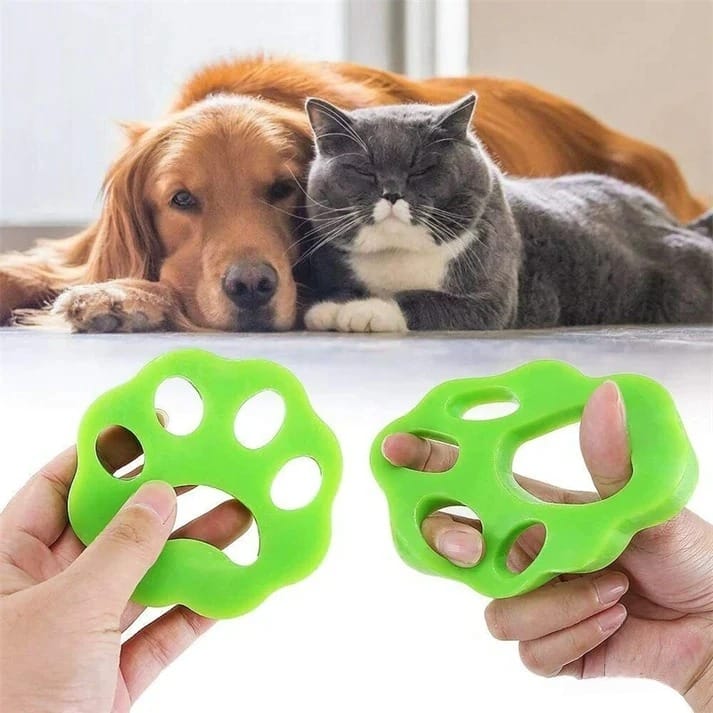 لمامة وبر سيليكون للغسيل وازالة شعر القطط والكلاب قابة لاعادة الاستخدام