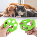 لمامة وبر سيليكون للغسيل وازالة شعر القطط والكلاب قابة لاعادة الاستخدام