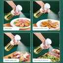 بخاخ زجاج 200 ملي لتوزيع الزيت والخل لعمل أكل صحي