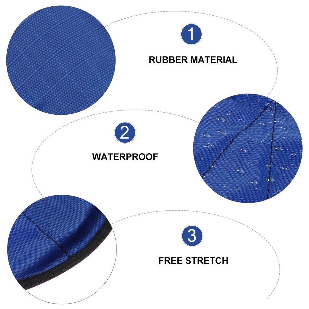 واقي احذية محمول قابل للطي بدون استخدام اليدين مقاوم للماء وقابلة لاعادة الاستخدام للسفر والعمال المنزليين و للمنزل