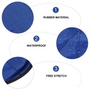 واقي احذية محمول قابل للطي بدون استخدام اليدين مقاوم للماء وقابلة لاعادة الاستخدام للسفر والعمال المنزليين و للمنزل