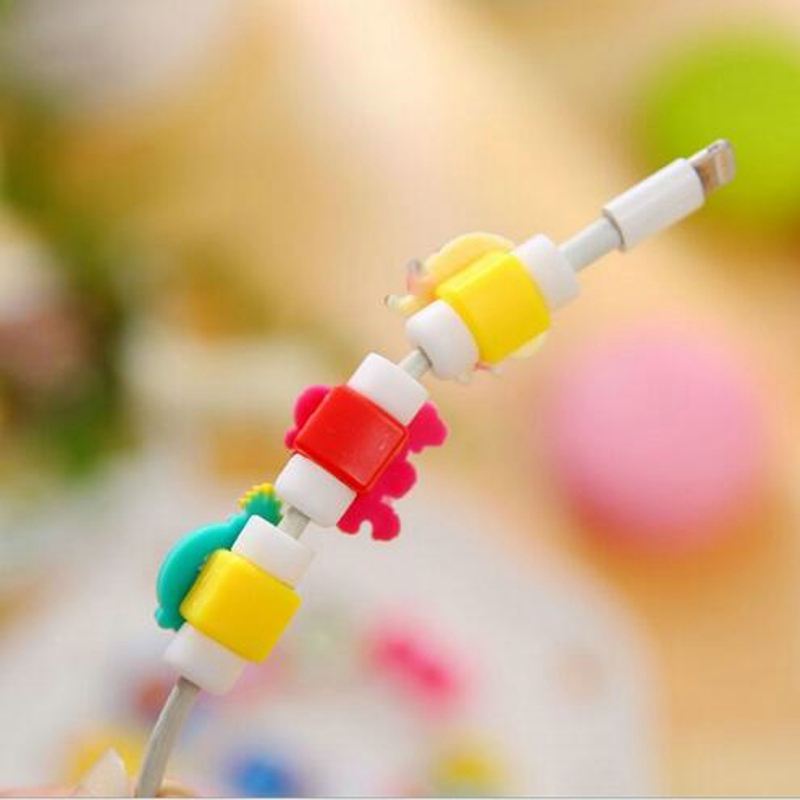 حامي وواقي كابل الشحن والسماعات من القطع باشكال مختلفة