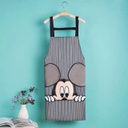 مريلة مطبخ ميكي وتر بروف بجوانب قماش ميكروفيبر لإمتصاص البلل