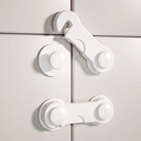 قفل أمان بلاستيك 2 قطعة لغلق الابواب والدواليب والأدراج لسلامة الاطفال