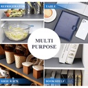 رول بطانة 10 متر مانع للانزلاق و قابل للغسيل للادراج و الدولايب و المطبخ و السفرة باللون الاسود