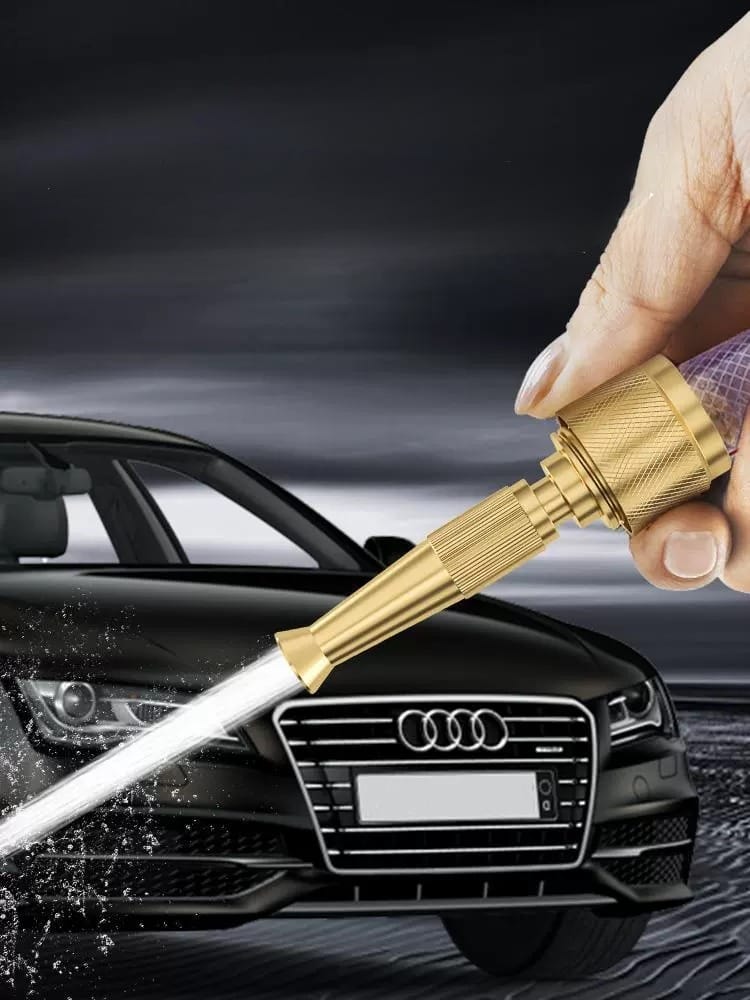 رأس خرطوم لرش المياه من النحاس هيساعدك ف رش حديقتك وغسل سيارتك بكل سهولة