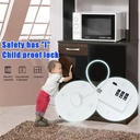 قفل أمان برقم سري لغلق الثلاجة والخزائن والدواليب والأدراج بلزق دبل فيس قوي