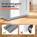 شريط عازل الباب المزدوح اسفنجي لمنع دخول الحشرات والاترابة