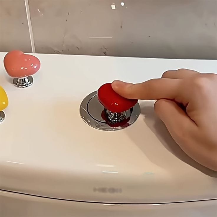 هوك مقبض علي شكل قلب بلزق دابل فيس قوي  للسيفون والادراج والدواليب - الوان متعددة