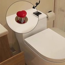 هوك مقبض علي شكل قلب بلزق دابل فيس قوي  للسيفون والادراج والدواليب - الوان متعددة