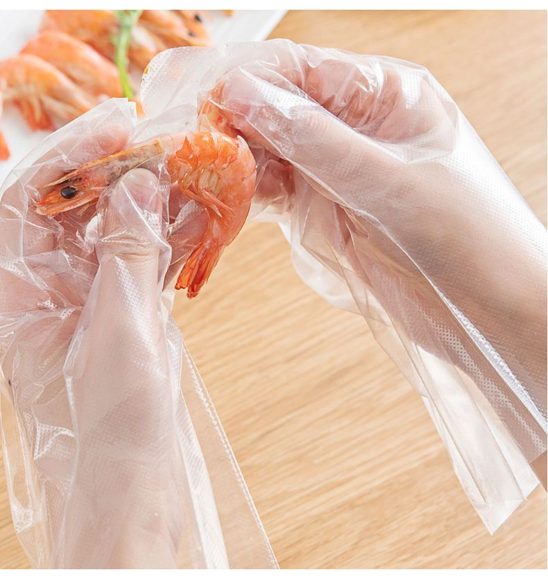 جونتي بلاستيك شفاف 100 قطعة استعمال مرة واحدة للاستحدامات المنزلية المتعددة