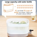 ديسبنسر عصائر 4 لتر بغطاء محكم الغلق وحنفية لسهولة الأستخدام من ايكوكو