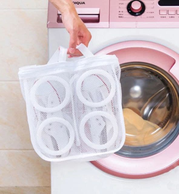 كيس حماية الأحذية أثناء الغسيل