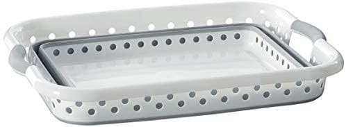 طبق الغسيل من السيليكون القابل للطي