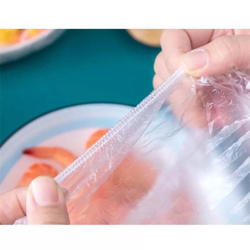 طقم أكياس لحفظ الطعام طازج مرن محكمة الغلق قابلة للتمدد 100 قطعة