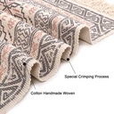 سجادة كتان مصنوعة يدويا  مقاس 60 * 90 سم لتجديد ديكور اللفينج وغرف النوم