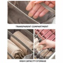 منظم أدراج لتنظيم الملابس الداخلية والجوارب وربطات العنق قماش 3 قطع قابل للطي