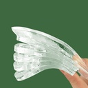 طقم كعب سيليكون 6 قطع لراحة القدم وزيادة الطول 4 سم بديل للكعب