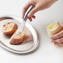 طقم سكاكين 3 قطع ستاليس ستيل لتقطيع الجبن والزبدة والكيك  بمقبض مجوف