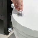 مقبض رافع لمقعد التواليت شكل وردة لتجنب لمس البكتريا والجراثيم سهل التركيب