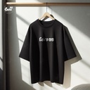 Trap Murtaaz! تيشيرت اوفر سايز قطن باللون الاسود