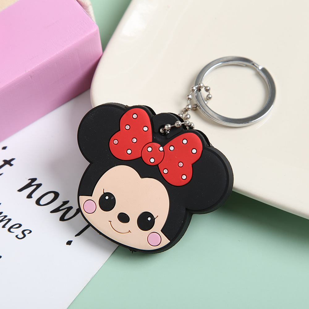 كفر مفاتيح سيليكون اشكال ديزني بدلاية لتعليقها لتجديد و تغير شكل المفاتيح