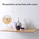 طقم هوك شفاف 4 قطع  ذاتي اللصق بديل للمسامير لتعليق الأرفف والألواح بدون حفر وتخريم