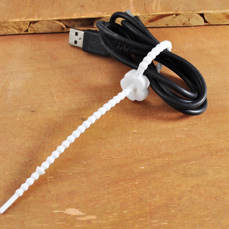 منظم اسلاك وكابلات سيليكون 3 قطع قابلة للطي