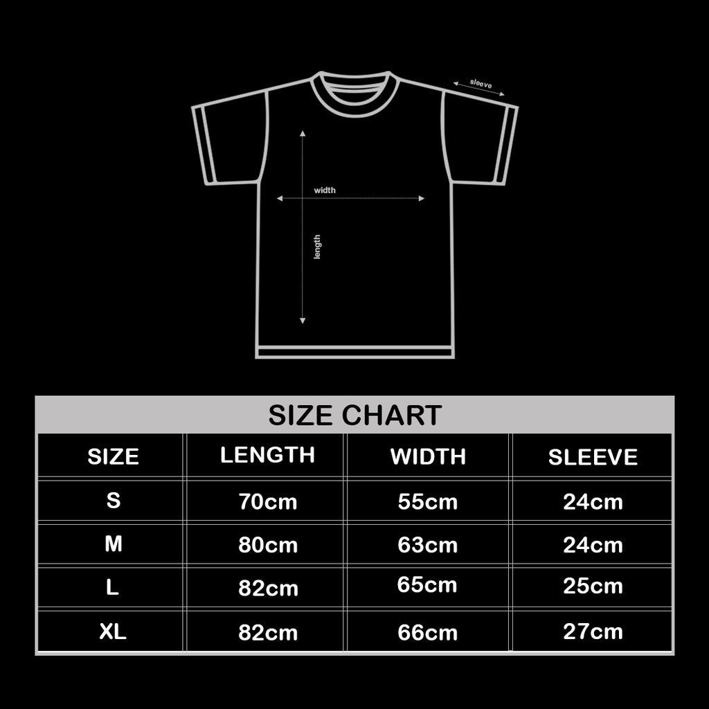 Lovers Under the Moon Oversize T-shirt - Black