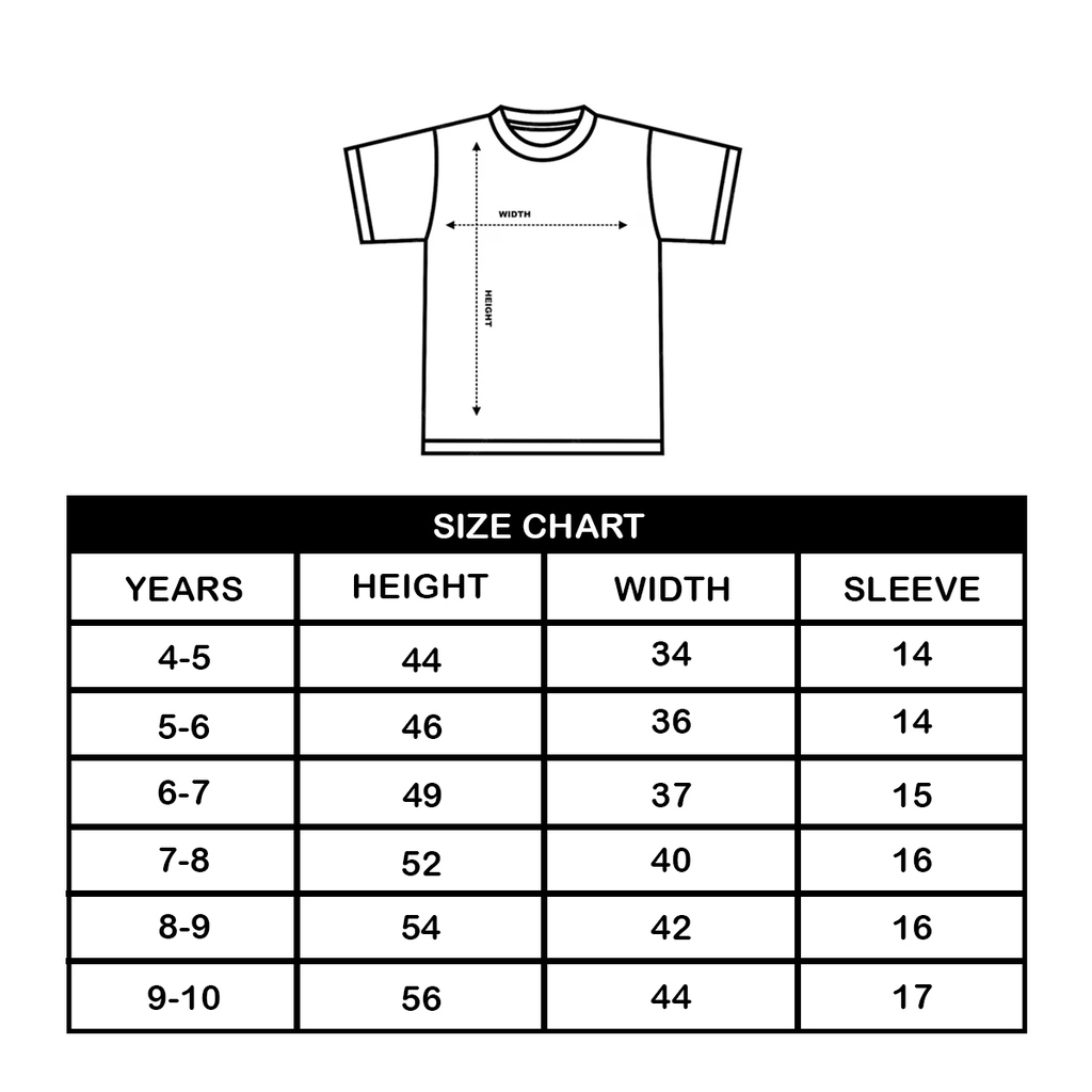 Stay Cool تيشيرت اطفال قطن باللون الاسود