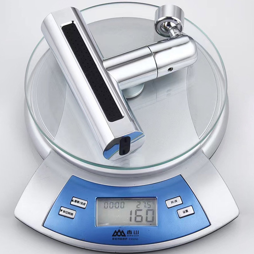 وصلة حنفية شلال 4 في 1 قابل للسحب والدوران 360 درجة لاحواض المطبخ والحمام