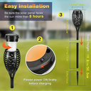 كشاف شعلة سينسور يعمل بالطاقة الشمسية لاضاءة الحدائق 3 واط