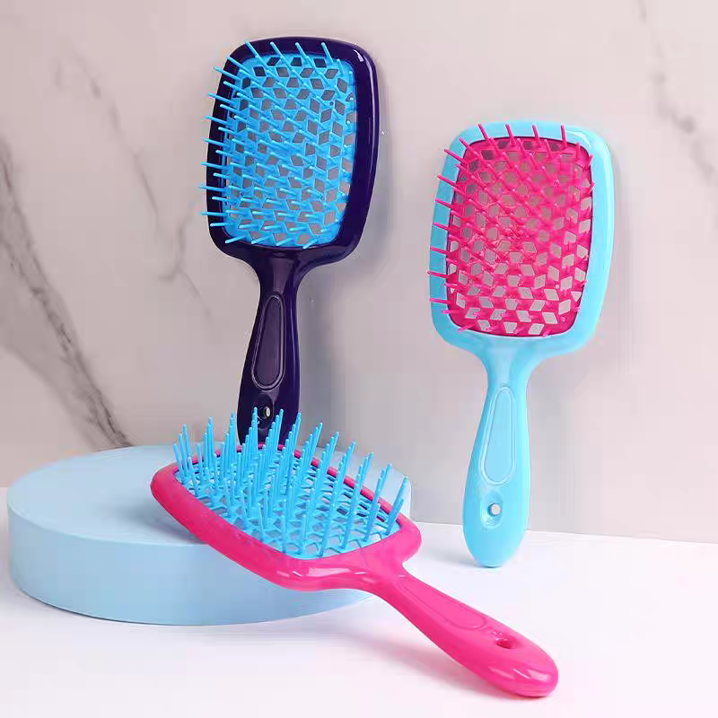 فرشة شعر مفرغة لتسريح وفك تشابك الشعر