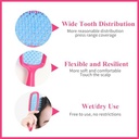 فرشة شعر مفرغة لتسريح وفك تشابك الشعر