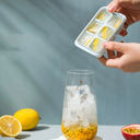 قالب ثلج سيليكون غير قابل للاتصاق مع غطاء لعمل الحلويات المثلجة