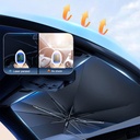 شماسة سيارة ليزر عاكسة للشمس من الاشعة الفوق البنفسجية قابل للطي