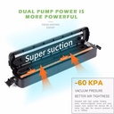 جهاز تغليف و تفريغ الهواء لحفظ الطعام 90 واط