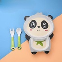 طقم طعام للاطفال شكل باندا 5 قطع