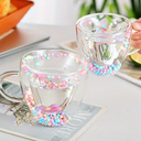 مج زجاج دبل شفاف 250 ملي ببلز من الداخل لشرب وتقديم العصائر والشاي