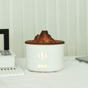 فواحة مضيئة علي شكل لهب بركاني لتعطير وترطيب المنزل بخزان 300 ملي