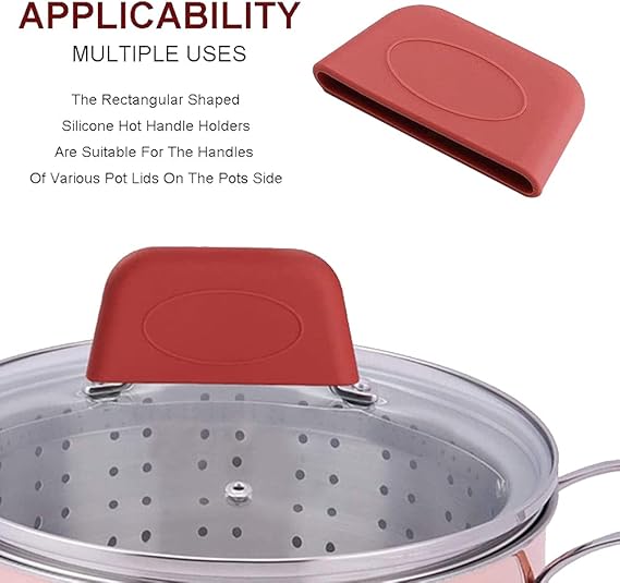 ماسك سيليكون للفرن والأواني والحلل عازل ومقاوم للحرارة