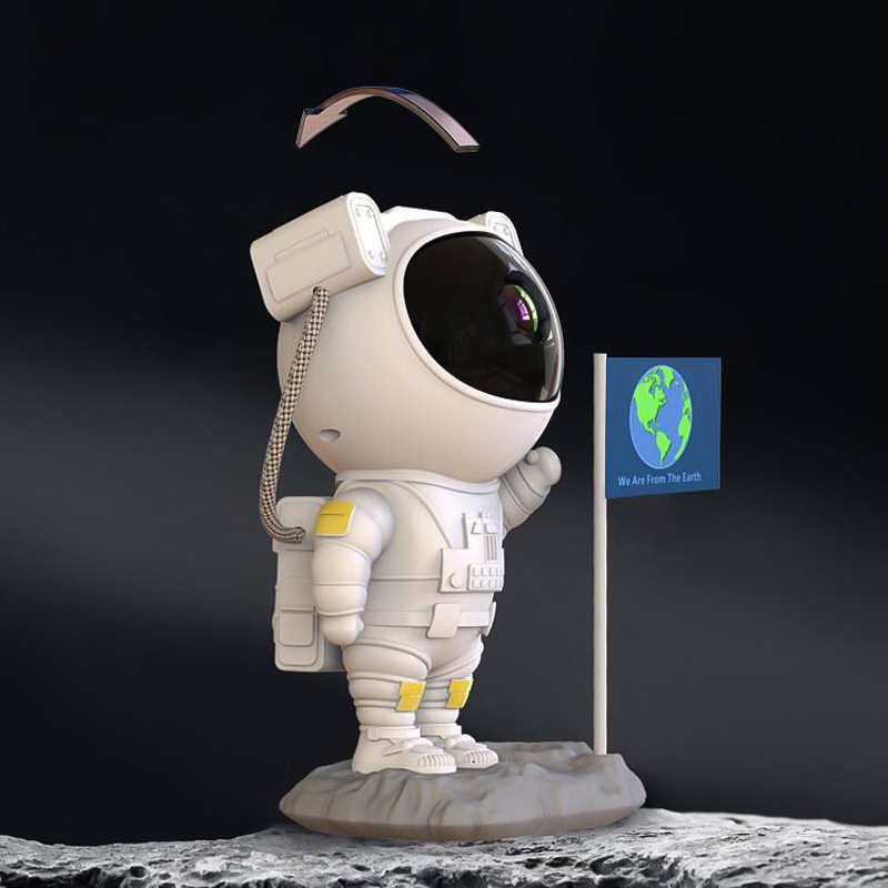 جلاكسي بروجيكتور شكل رجل فضاء ب 8 الوان مختلفة للفضاء مع ريموت