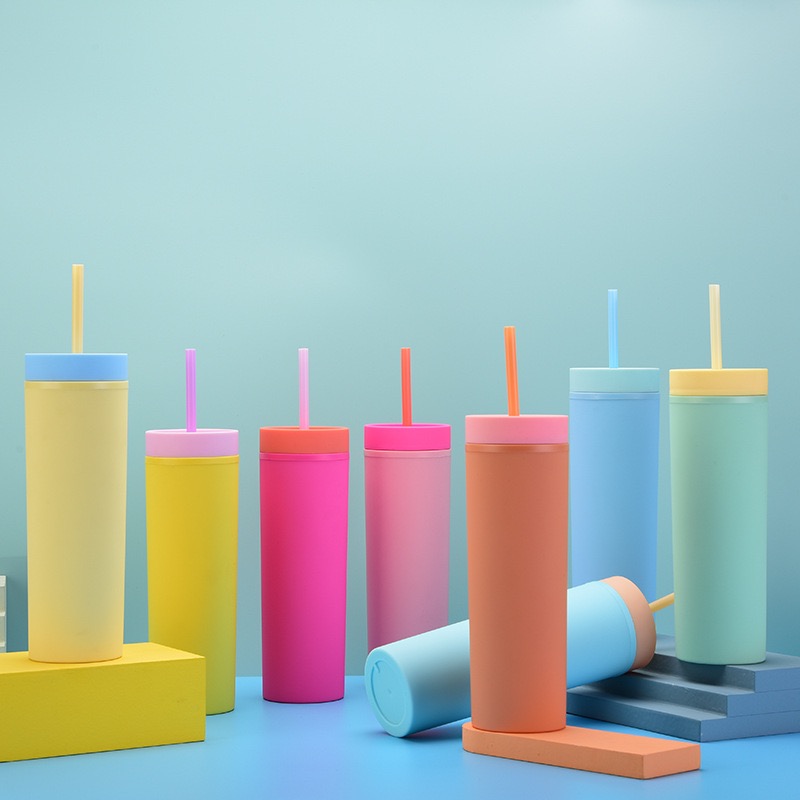 كوباية سيليكون صحي 450 ملي بغطاء محكم الغلق وشاليموه لشرب المياة والعصائر