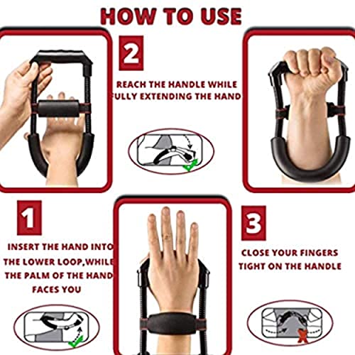 اداة لتمرين وتقوية قبضة اليد و المعصم قابل للتعديل