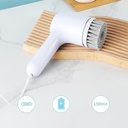 فرشة تنظيف دوارة بـ 5 رؤوس مختلفة مع شاشة ديجيتال ومنفذ يو اس بي لتنظيف الأطباق والأكواب