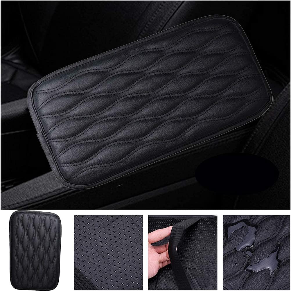 مسند سيارة جلد مبطن مقاوم للماء  لراحة الذراع اثناء القيادة