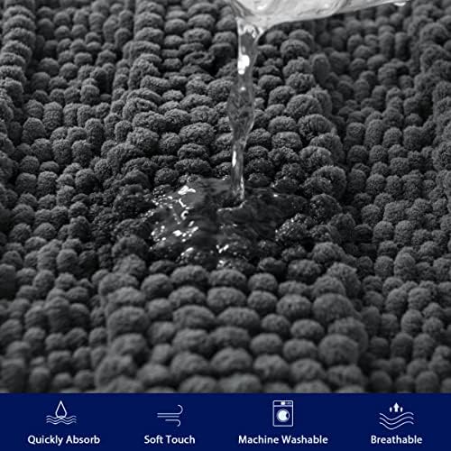 دواسة حمام وبانيو من القطيفة الناعمة مانعة للانزلاق مقاس 50 * 80 سم