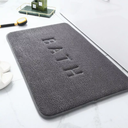 دواسة حمام وبانيو من القطيفة الناعمة محفورة بكلمة مانعة للانزلاق