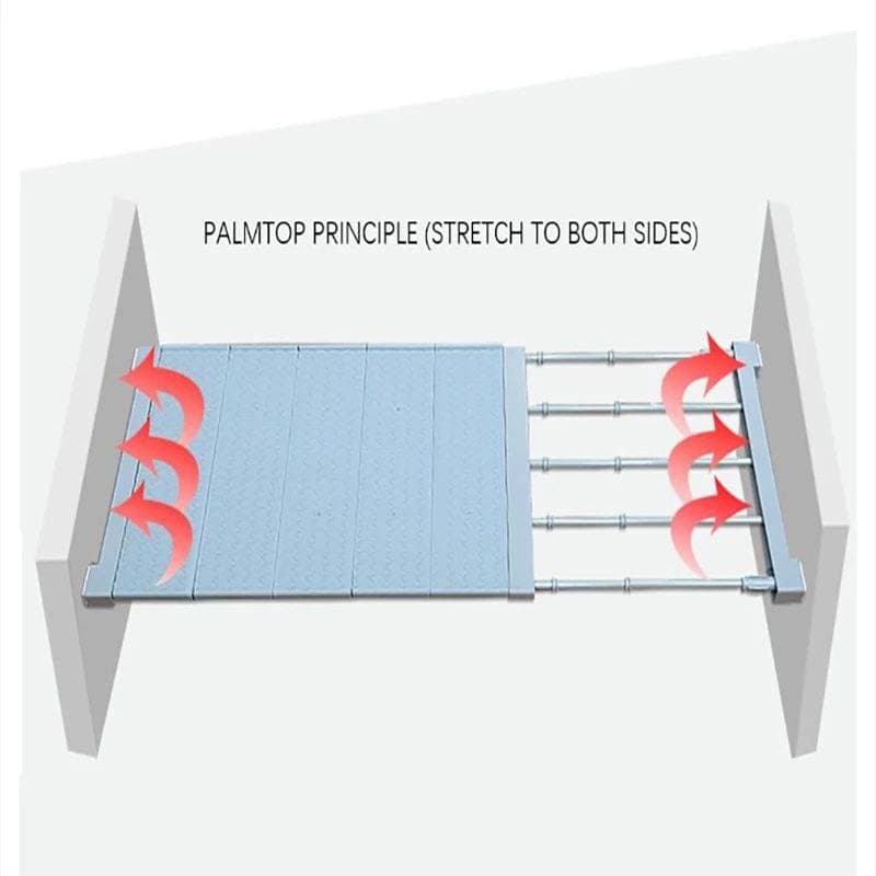 الرف العريض متعدد الإستخدام في مختلف أنحاء المنزل داخل الدولاب والدرف والمطابخ والحمامات